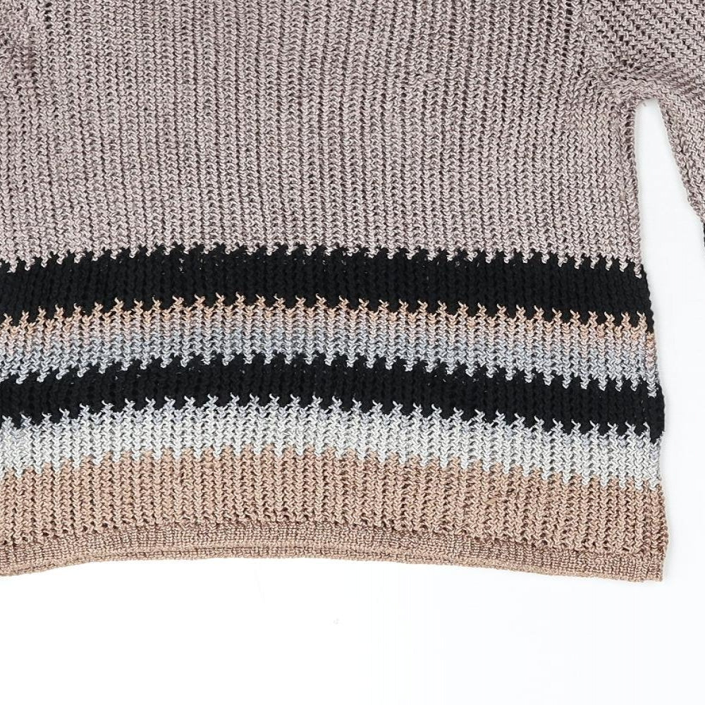 River Island Womens Multicoloured Striped  Pullover Jumper Size 8