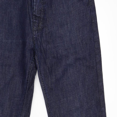 Hugh Boss Mens Blue  Denim Straight Jeans Size 32 L34 in