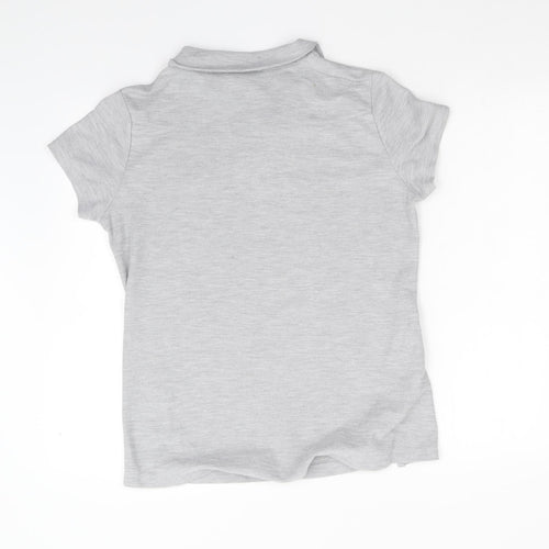 LA Gear Womens Grey   Basic Polo Size 16