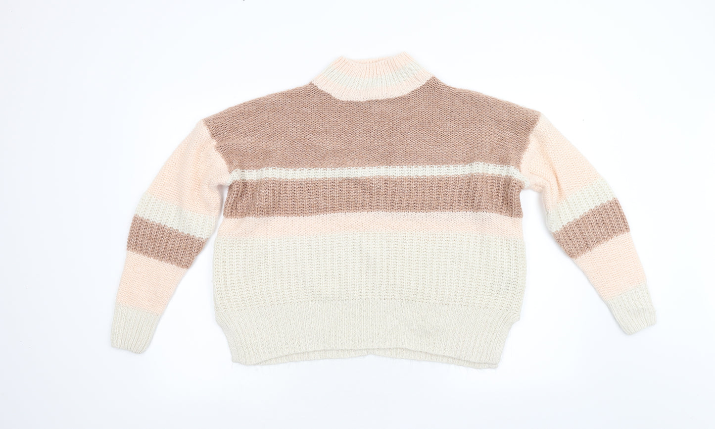 Primark Womens Pink  Knit Pullover Jumper Size M