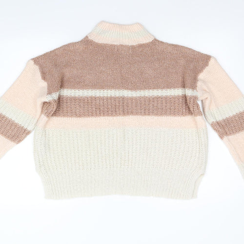 Primark Womens Pink  Knit Pullover Jumper Size M