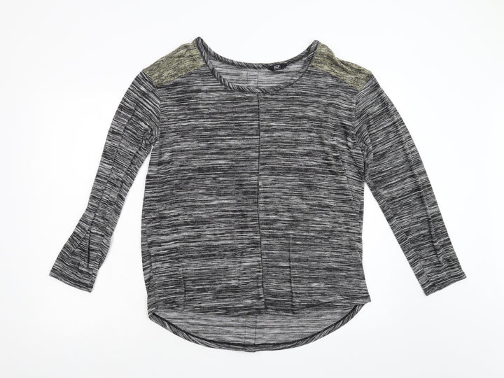 F&F Womens Grey Full Zip Jumper Size 18