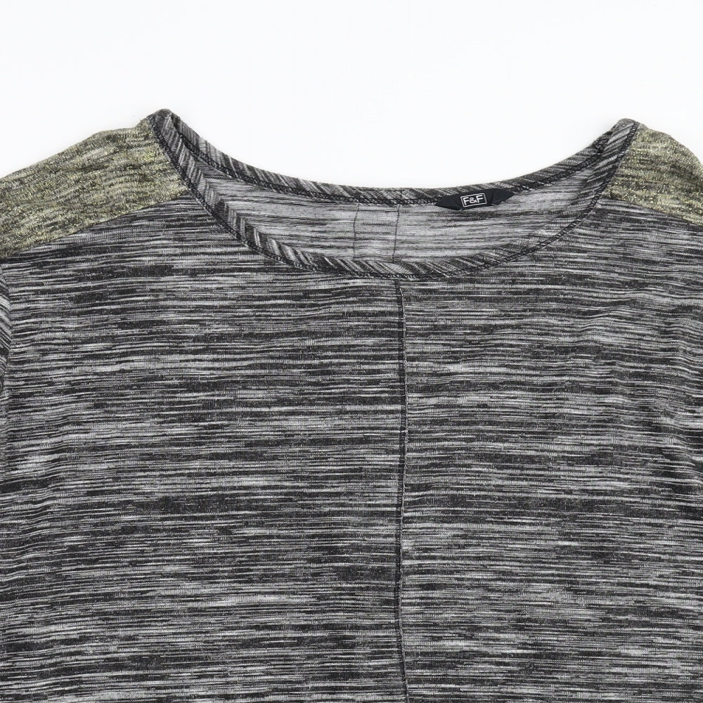F&F Womens Grey   Full Zip Jumper Size 18