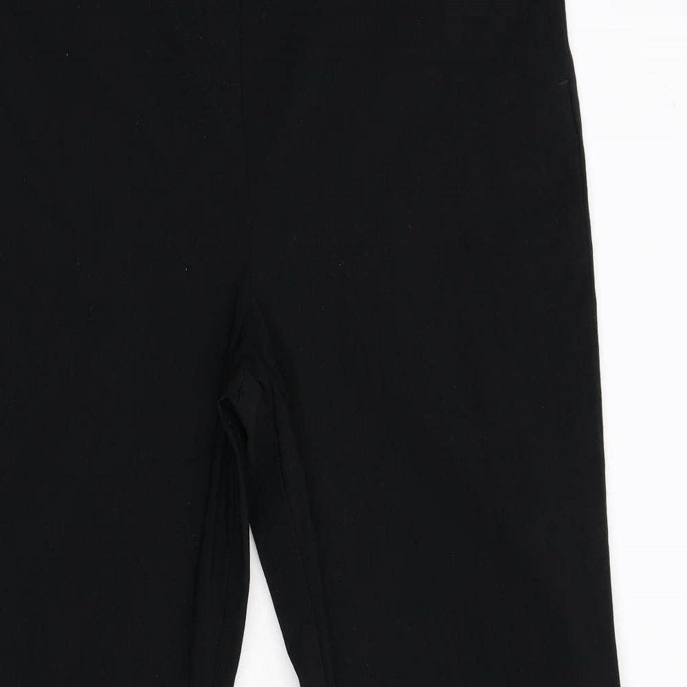Papaya Womens Black   Trousers  Size 16 L30 in