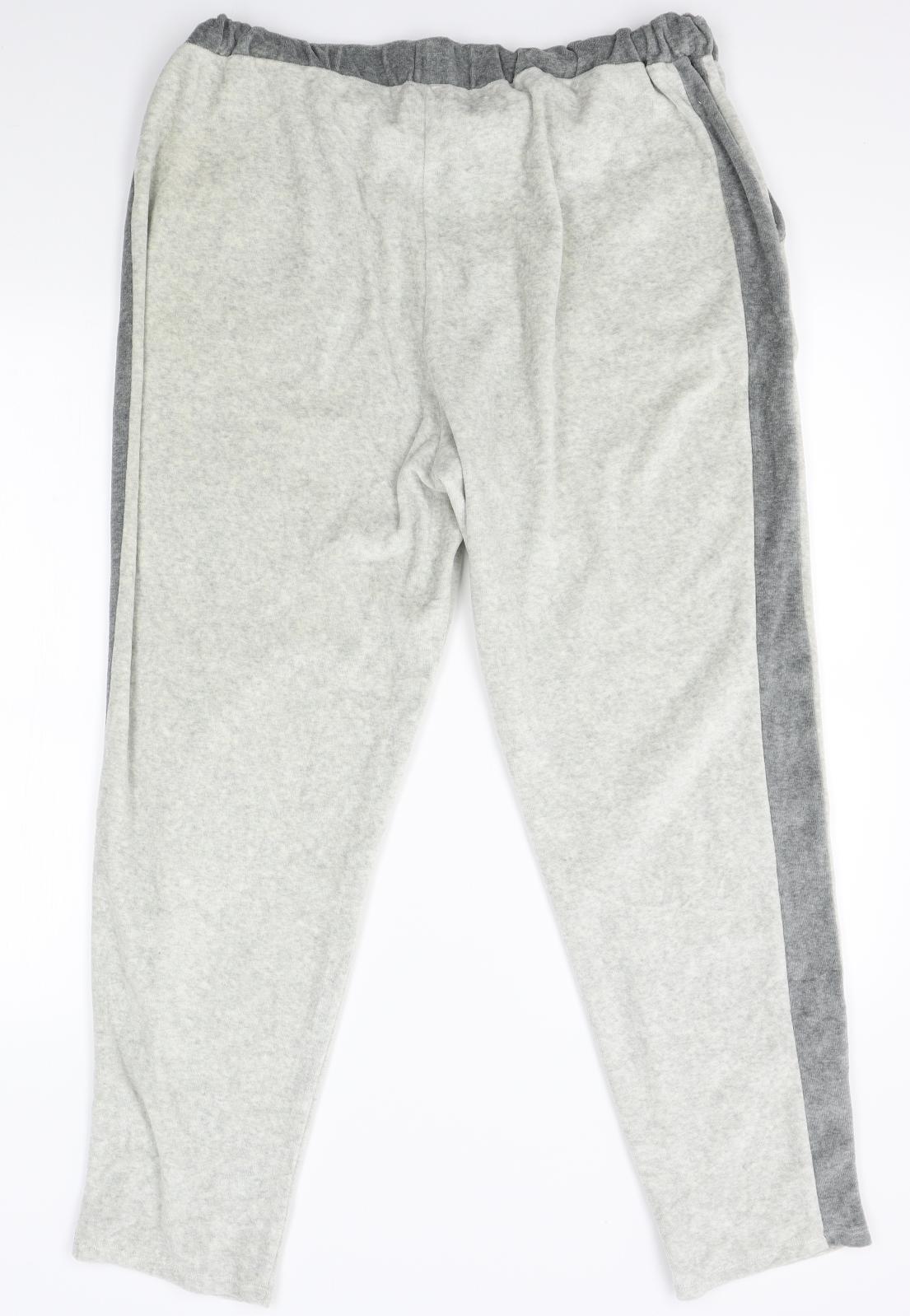 Find Mens Grey   Jogger Trousers Size XL L28 in