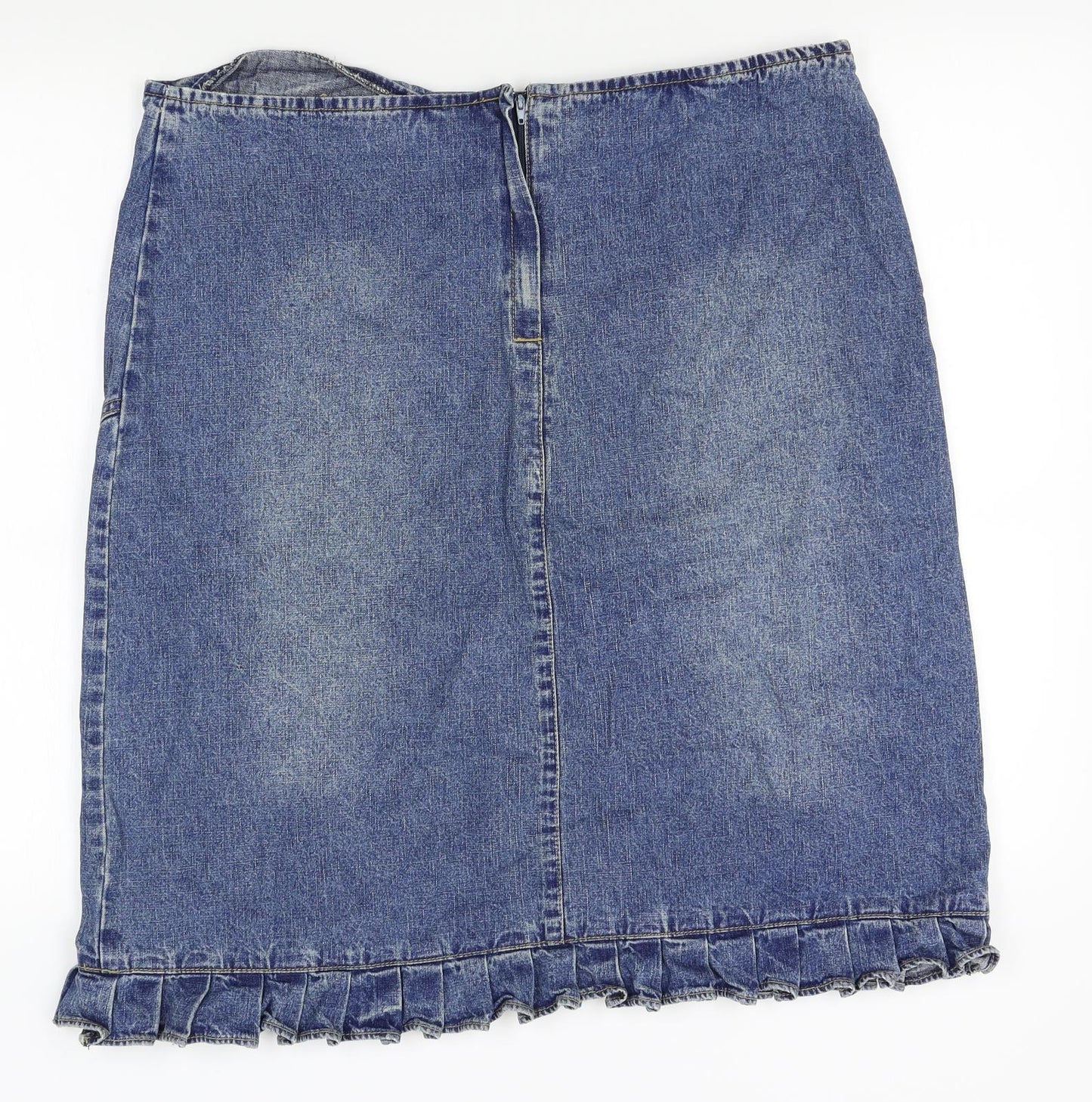 DNM Womens Blue  Denim Straight & Pencil Skirt Size 20