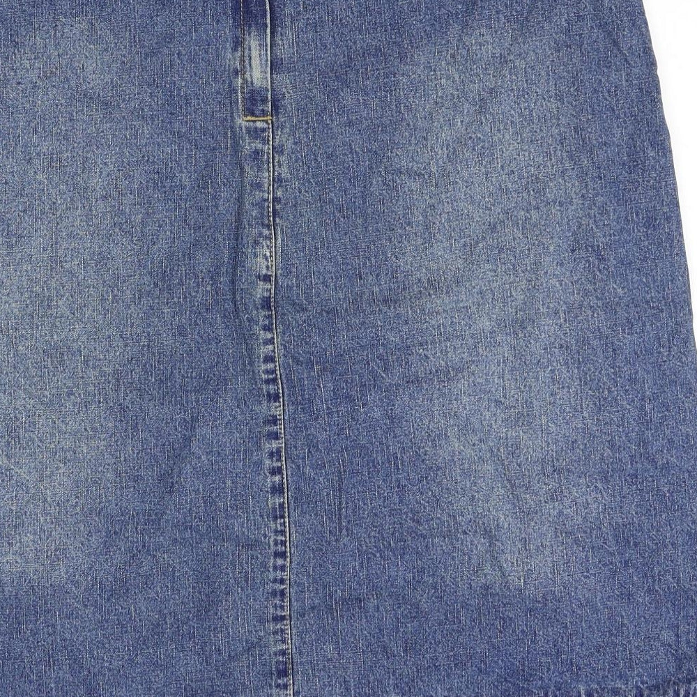 DNM Womens Blue  Denim Straight & Pencil Skirt Size 20