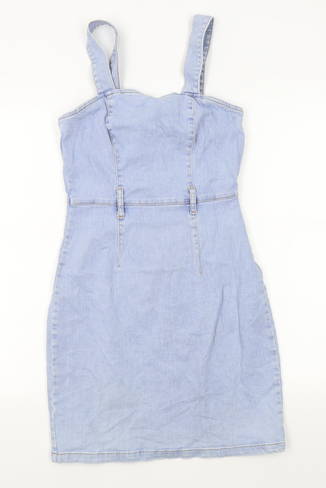 denim co Womens Blue   Pinafore/Dungaree Dress  Size 10