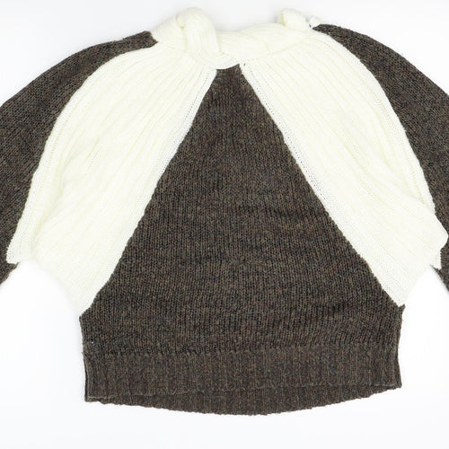 Anita Womens Brown   Pullover Jumper Size M