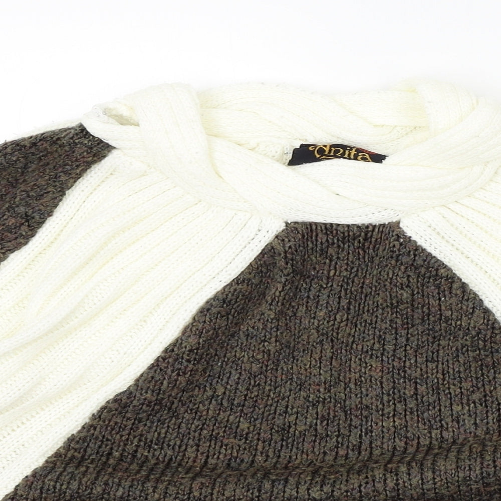 Anita Womens Brown   Pullover Jumper Size M
