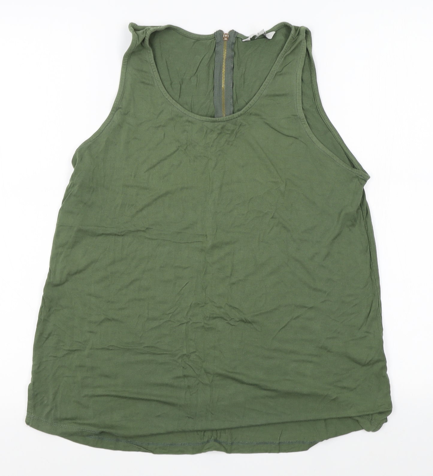 Peacocks Womens Green   Basic Tank Size 14