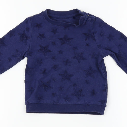 TU  Blue   Pullover Jumper Size 6-9 Months