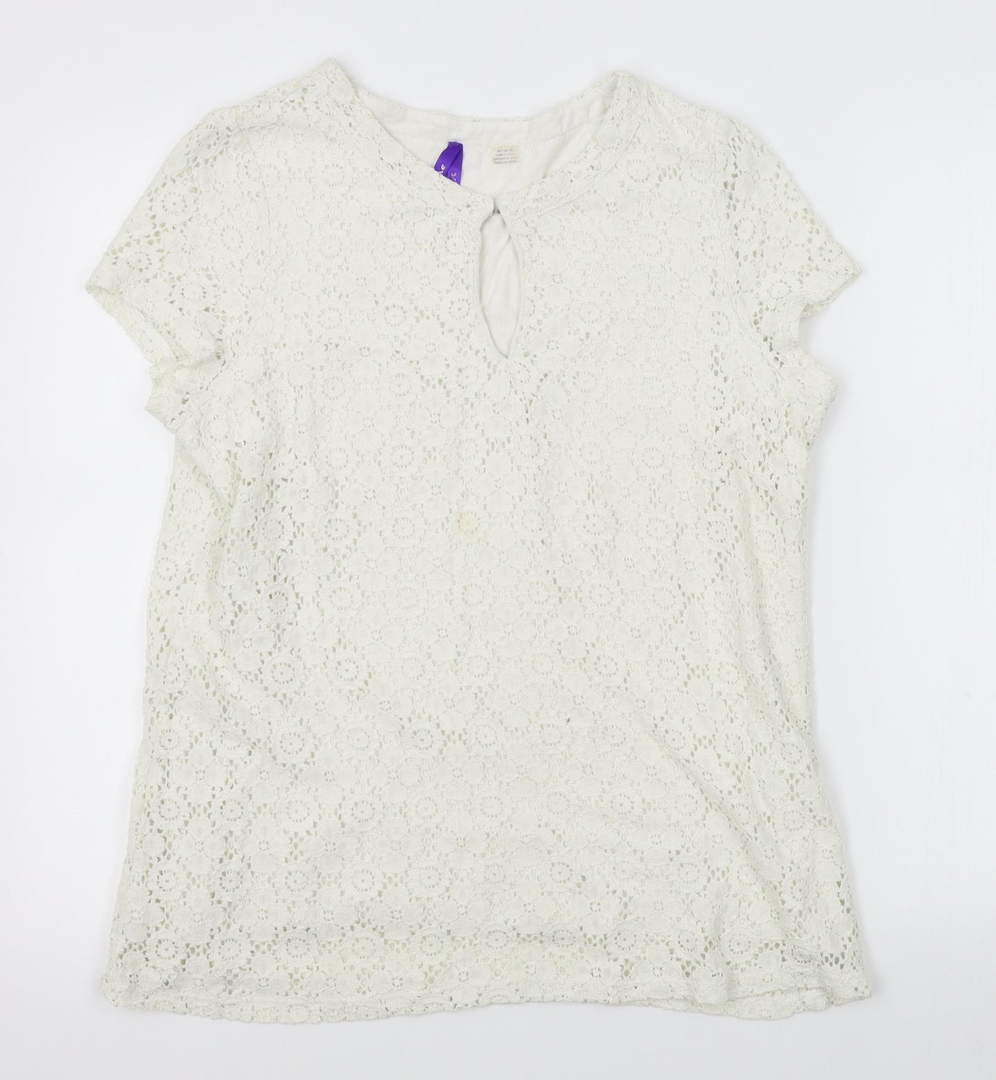 Seraphine Womens White   Basic Blouse Size 14