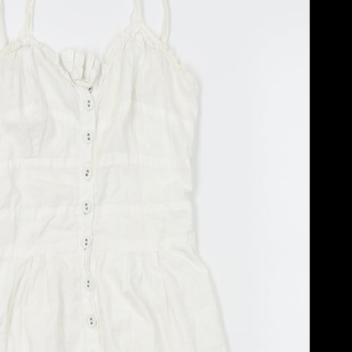River Island Womens White   Camisole Tank Size 6