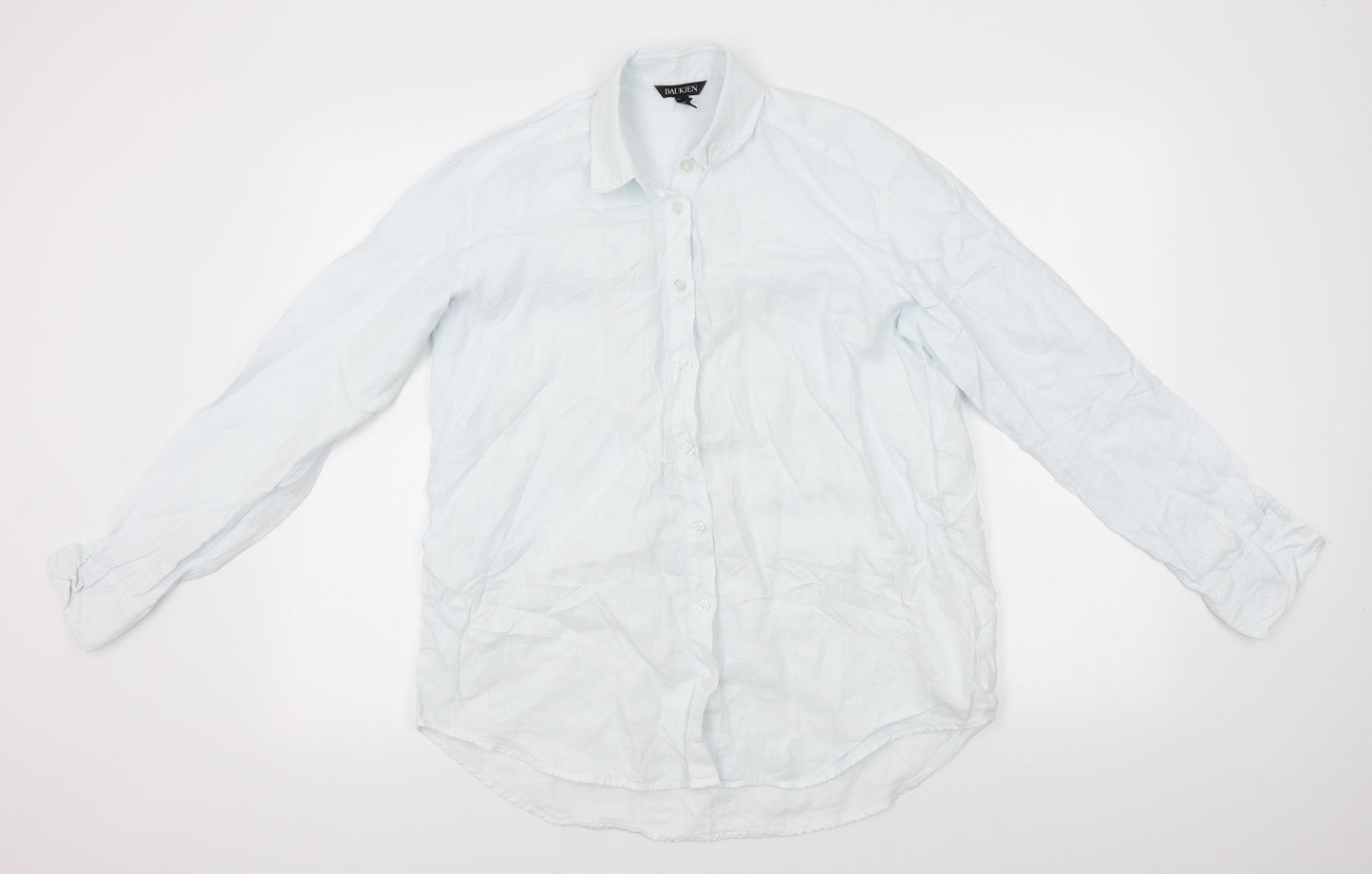 Baukjen Womens Blue   Basic Button-Up Size 10