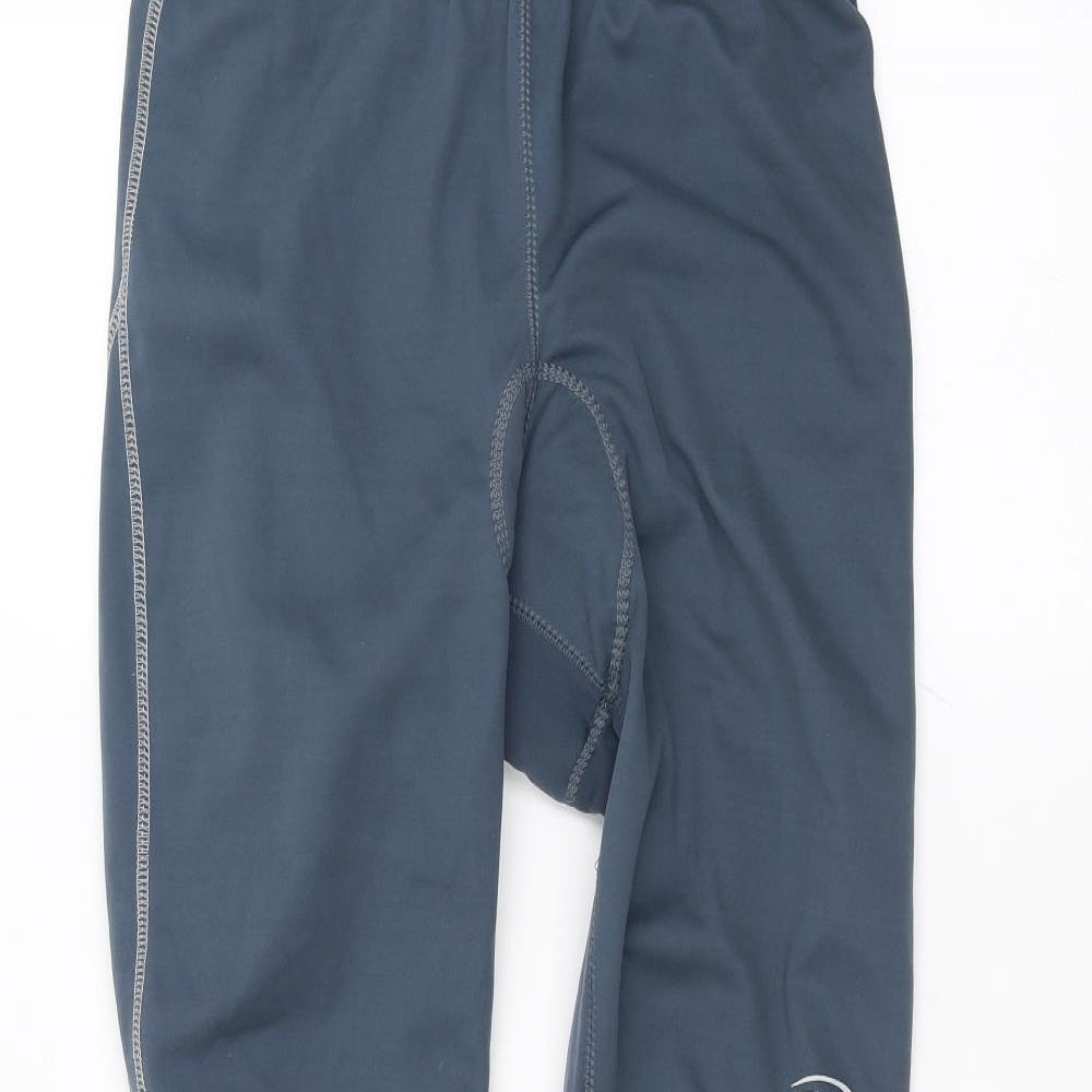 Crane Womens Blue   Jogger Leggings Size L L25 in