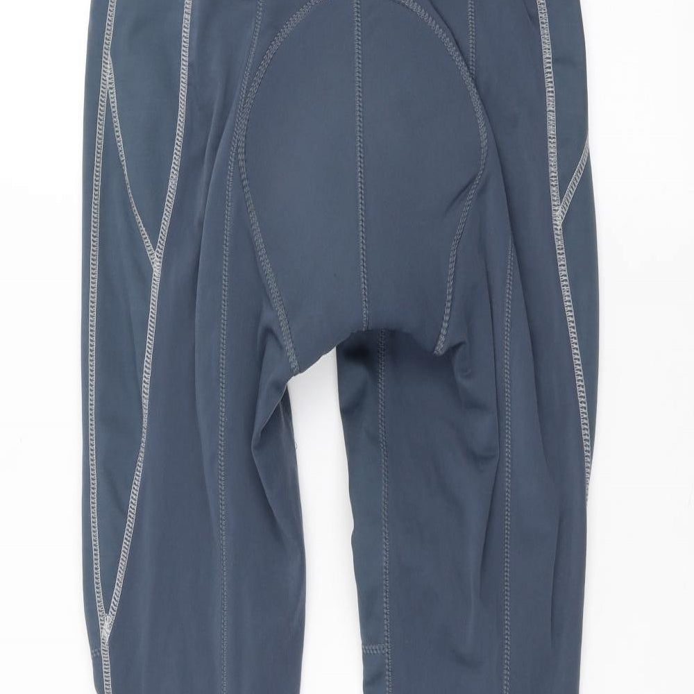 Crane Womens Blue   Jogger Leggings Size L L25 in