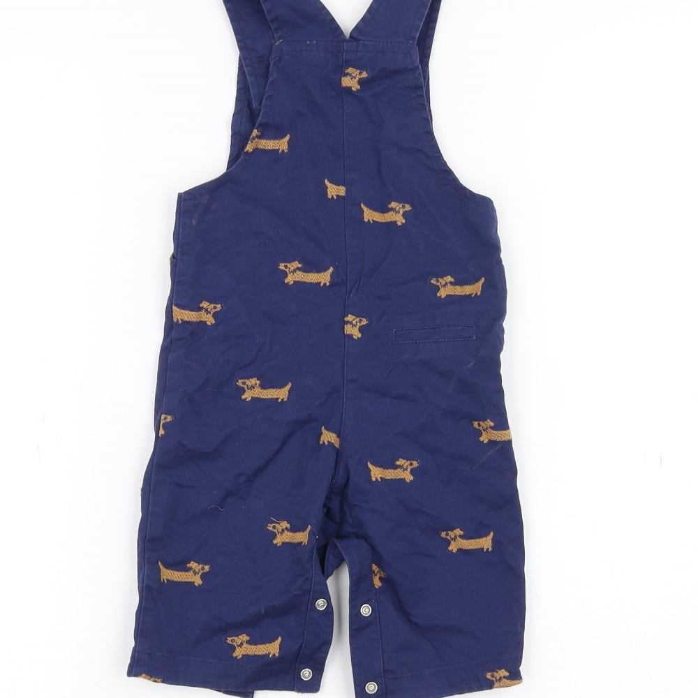 Marks and Spencer Baby Blue   Dungaree One-Piece Size 6-9 Months