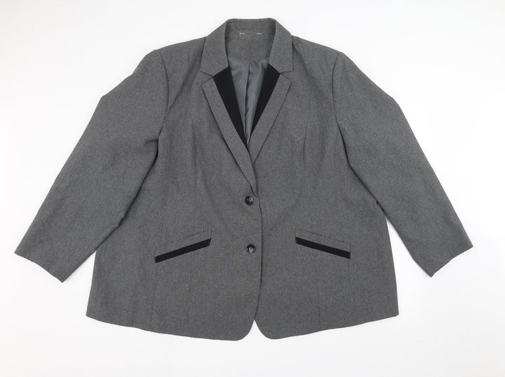 Preworn Mens Grey   Jacket Suit Jacket Size 44