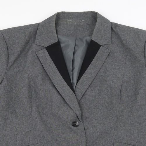Preworn Mens Grey   Jacket Suit Jacket Size 44