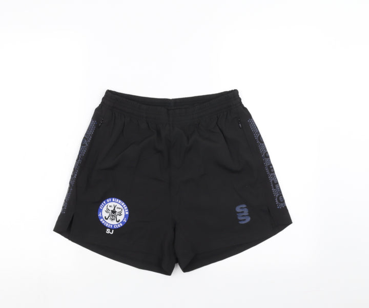 Preworn Womens Black Sweat Shorts Size S - Birmingham Hockey club