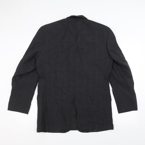Preworn Mens Grey   Jacket Suit Jacket Size 38