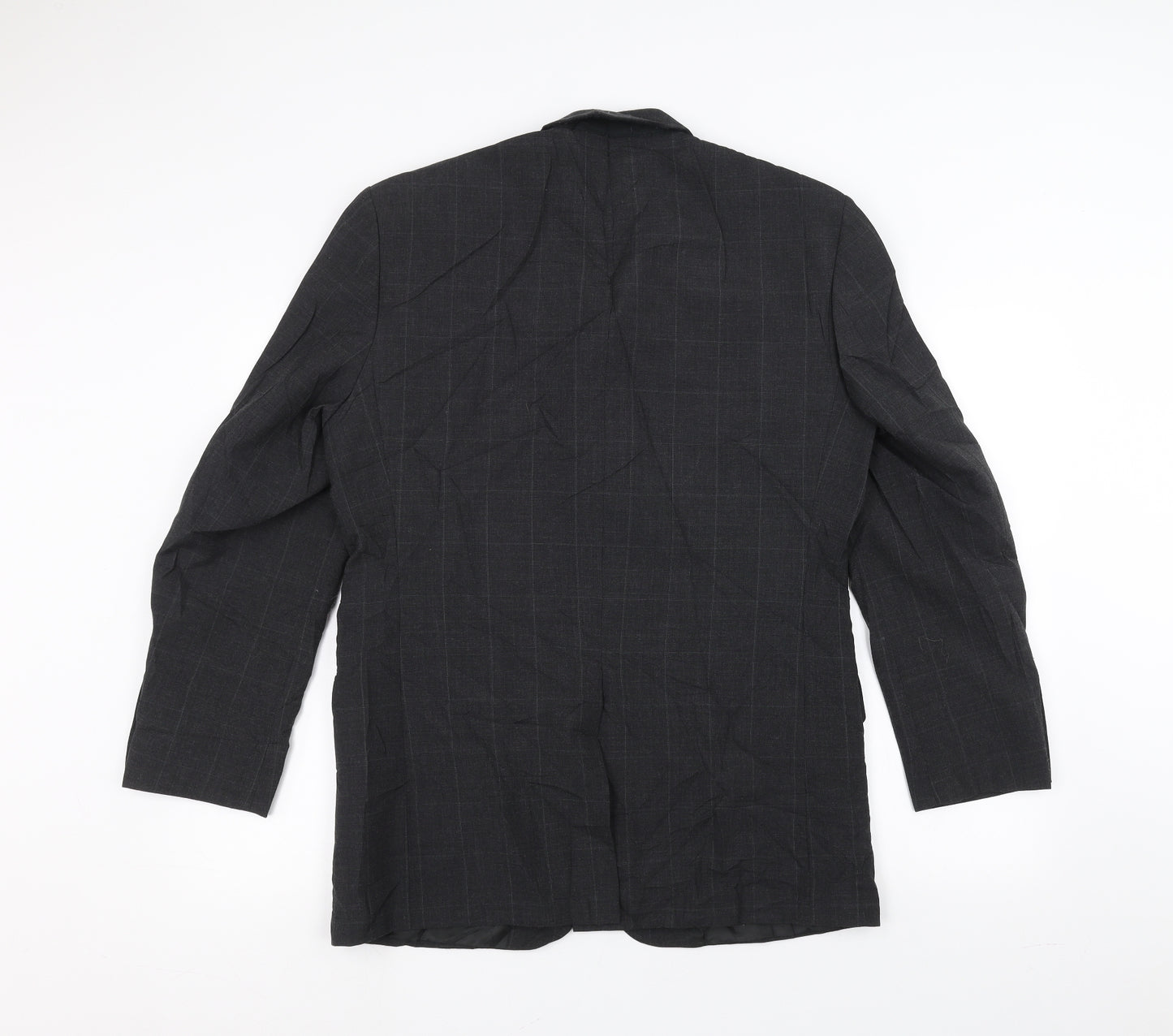 Preworn Mens Grey   Jacket Suit Jacket Size 38