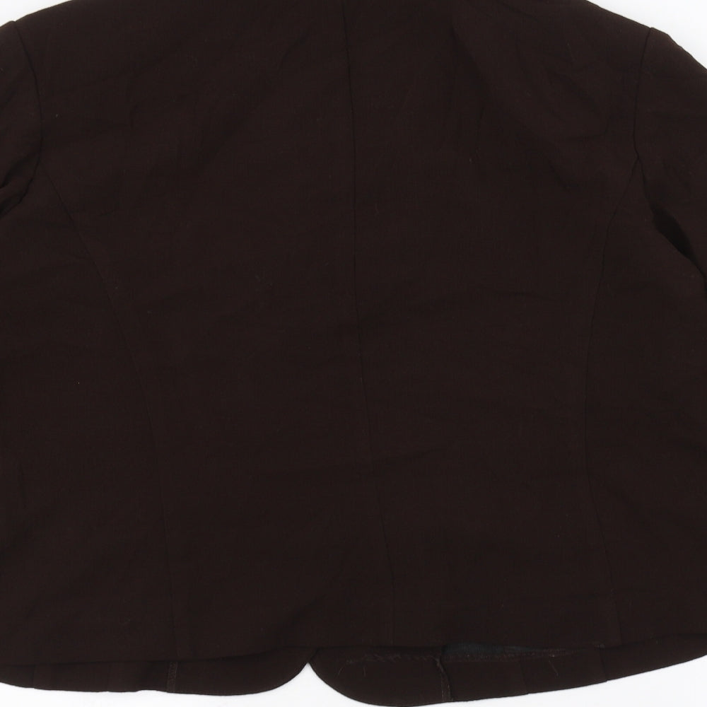 Studio Womens Brown   Jacket  Size 16