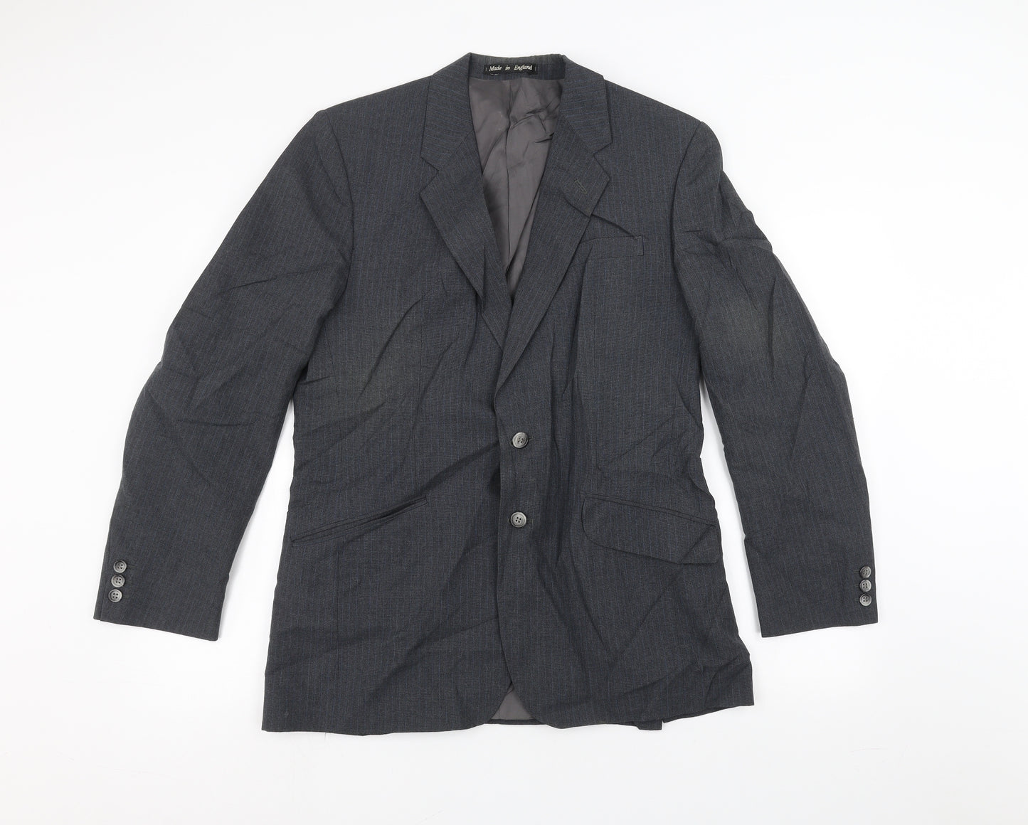 Berwin Mens Grey   Jacket Suit Jacket Size 36