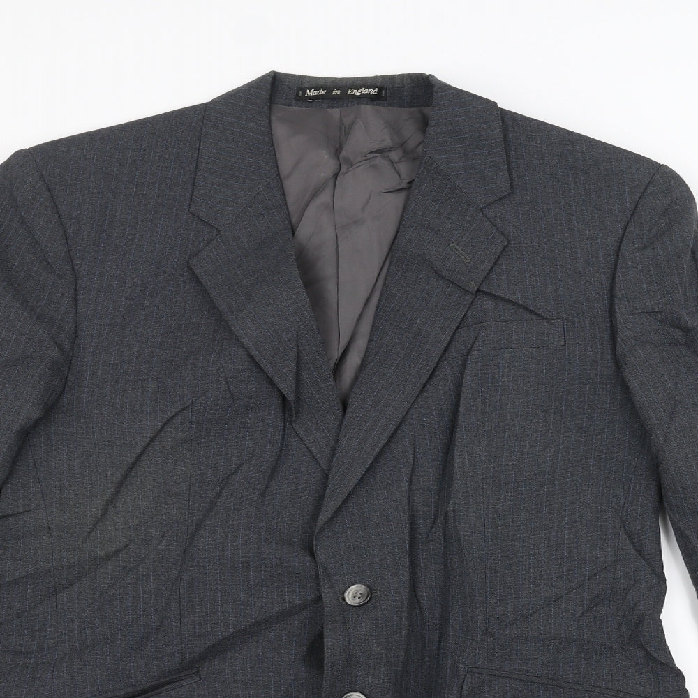 Berwin Mens Grey   Jacket Suit Jacket Size 36