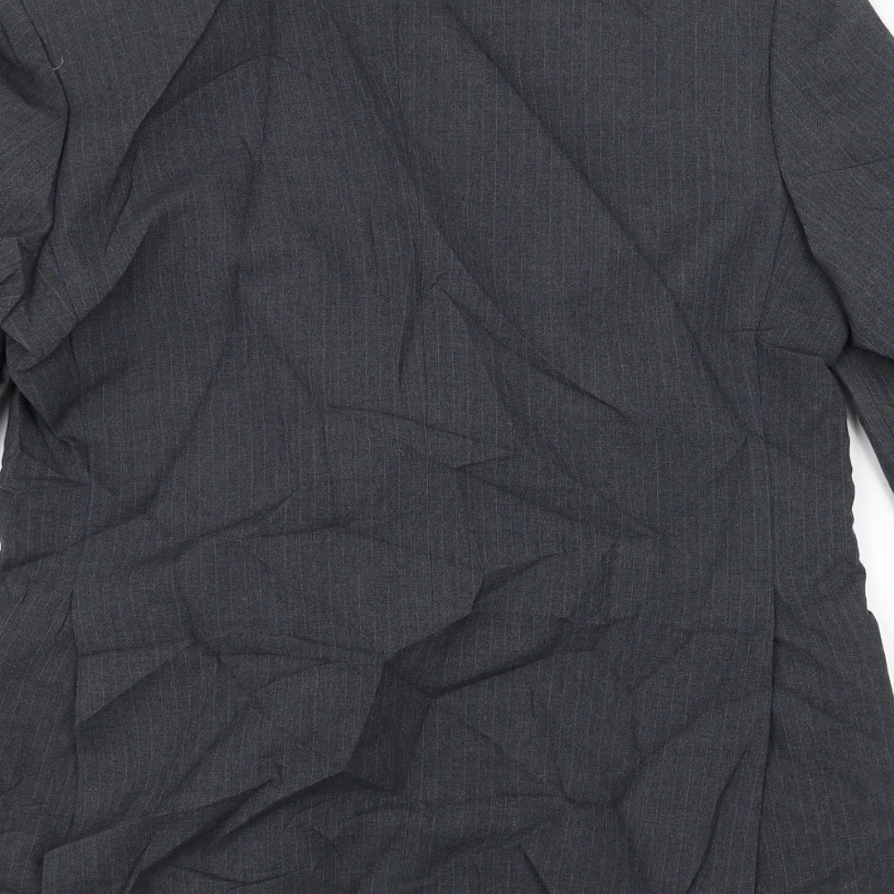 Berwin Mens Grey   Jacket Suit Jacket Size 36