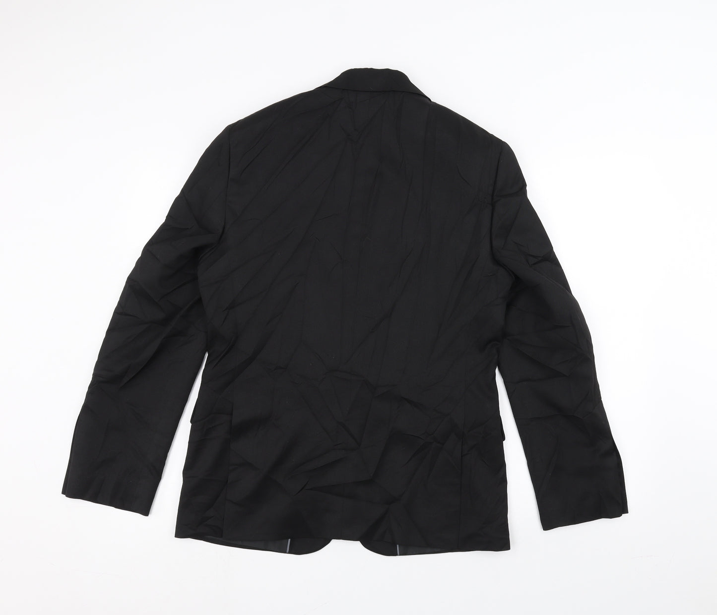 Marks and Spencer Mens Black   Jacket Suit Jacket Size 38