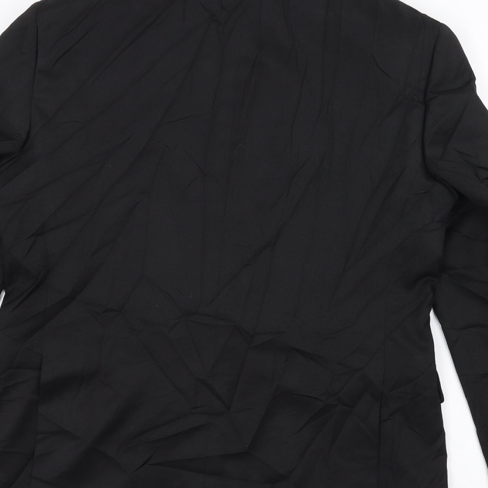 Marks and Spencer Mens Black   Jacket Suit Jacket Size 38