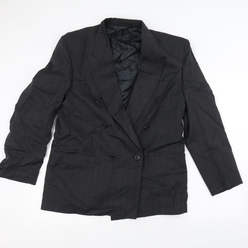 SKAPES Mens Black   Jacket Suit Jacket Size 40