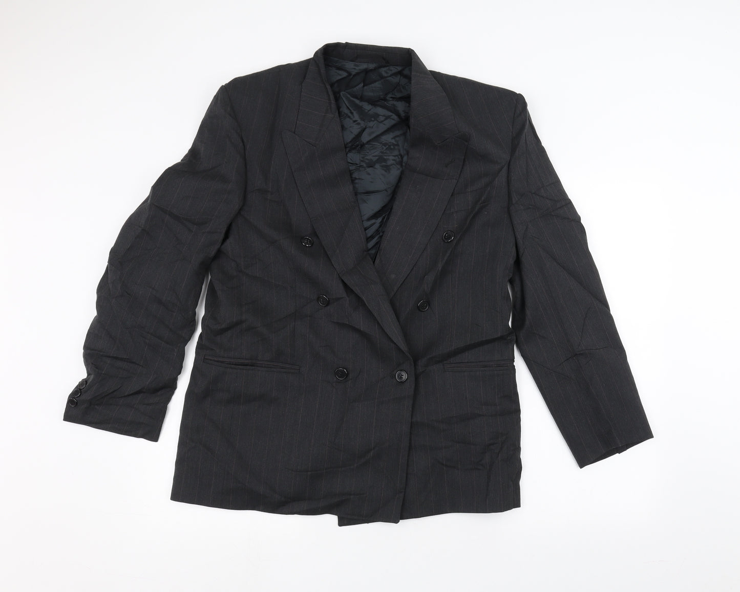 SKAPES Mens Black   Jacket Suit Jacket Size 40