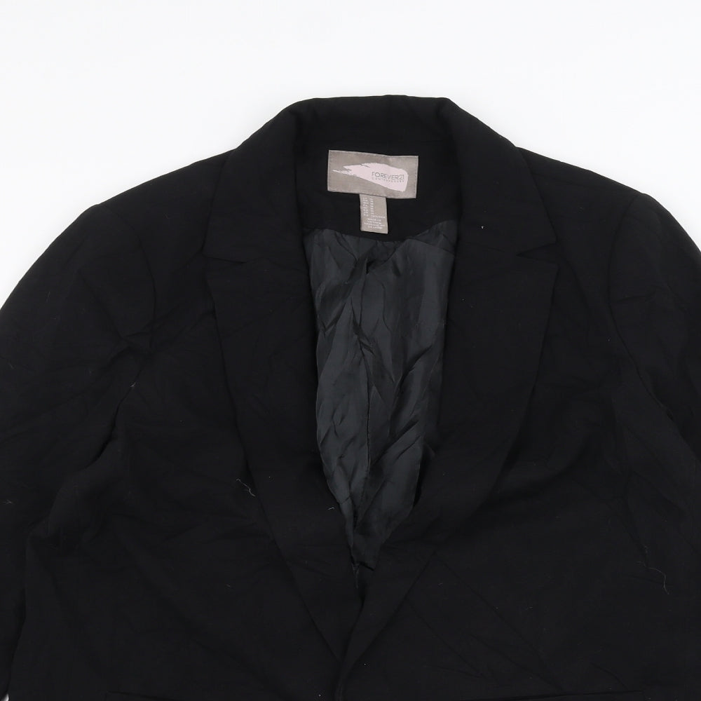 FOREVER 21 Womens Black   Jacket  Size M