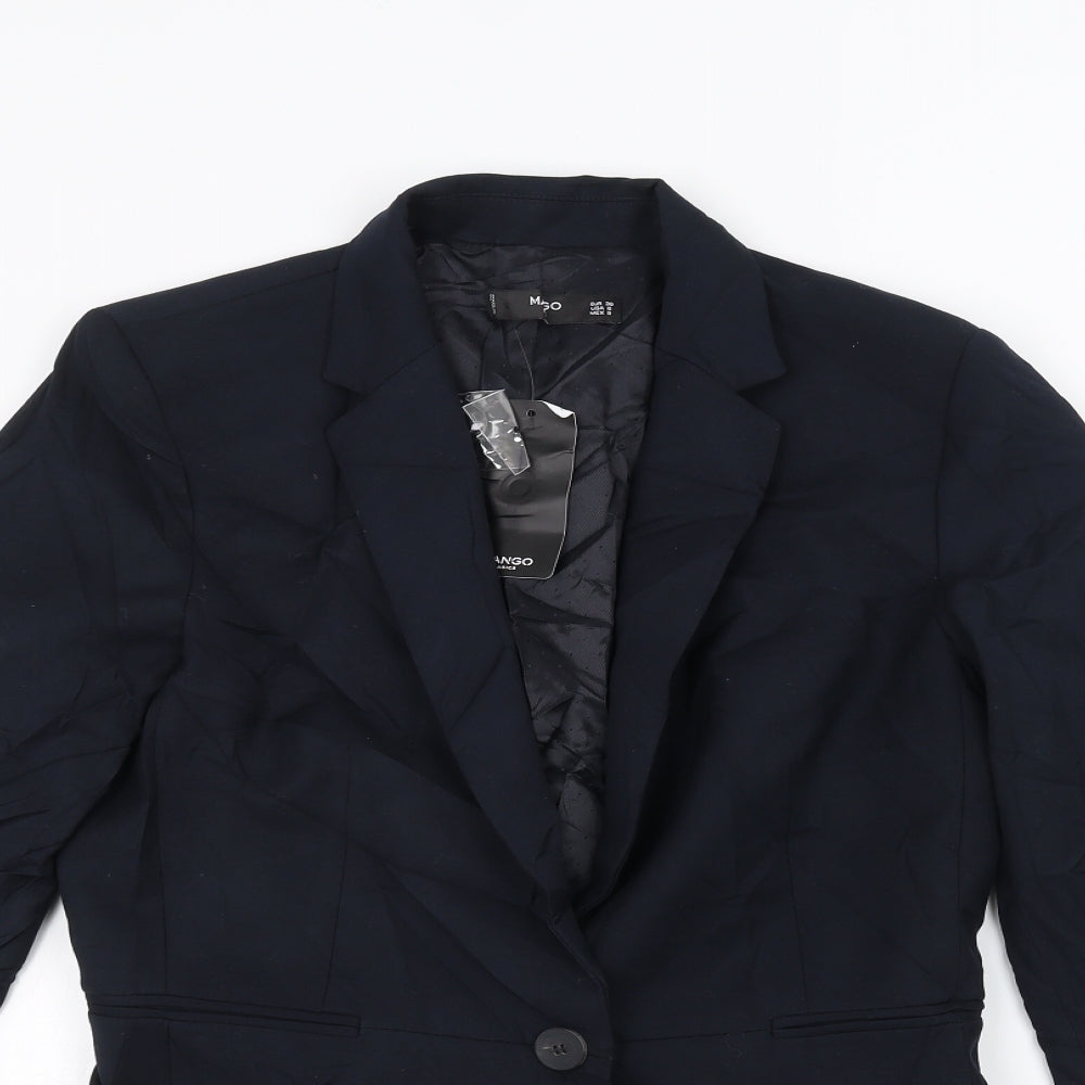 Mango Womens Blue   Jacket  Size 10
