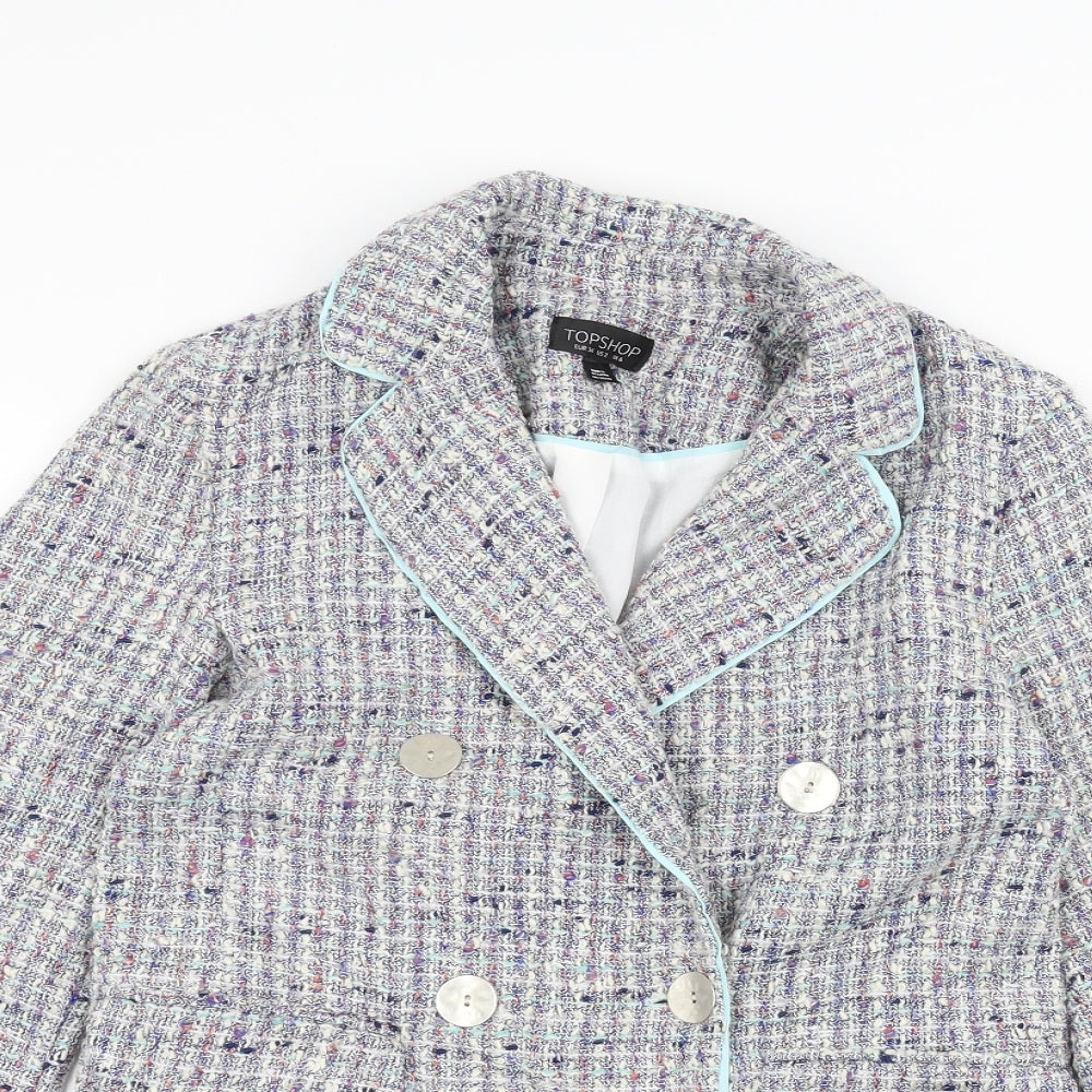 Topshop Womens White   Jacket  Size 6