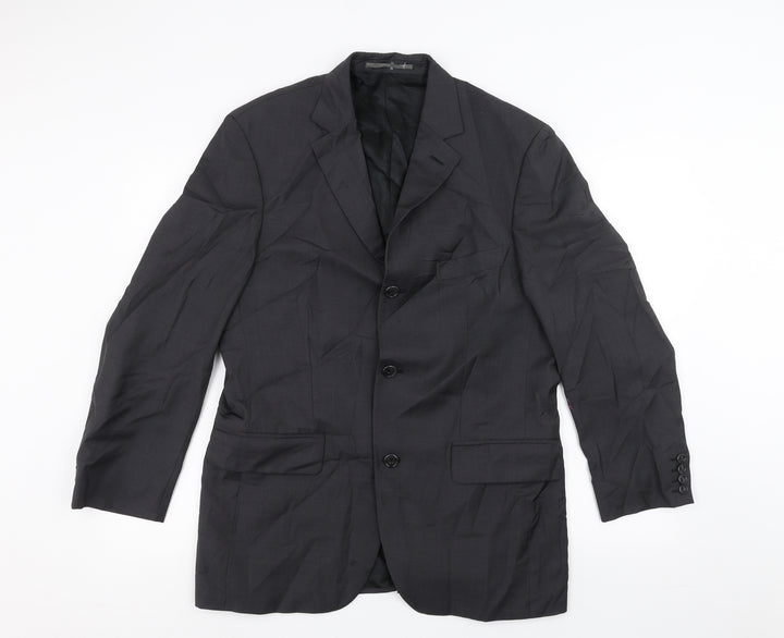 F.lli Cerutti Mens Grey Jacket Suit Jacket Size 38