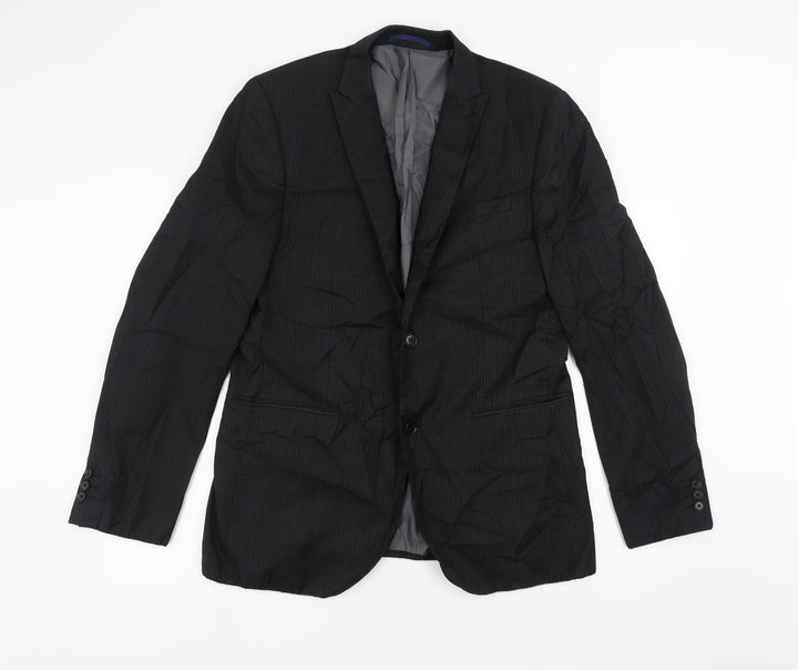 NEXT Mens Black Jacket Suit Jacket Size 42