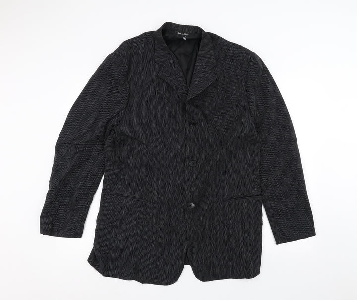 Preworn Mens Black   Jacket  Size 42