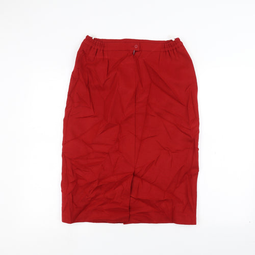 Marcelle griffon Womens Red   A-Line Skirt Size 14