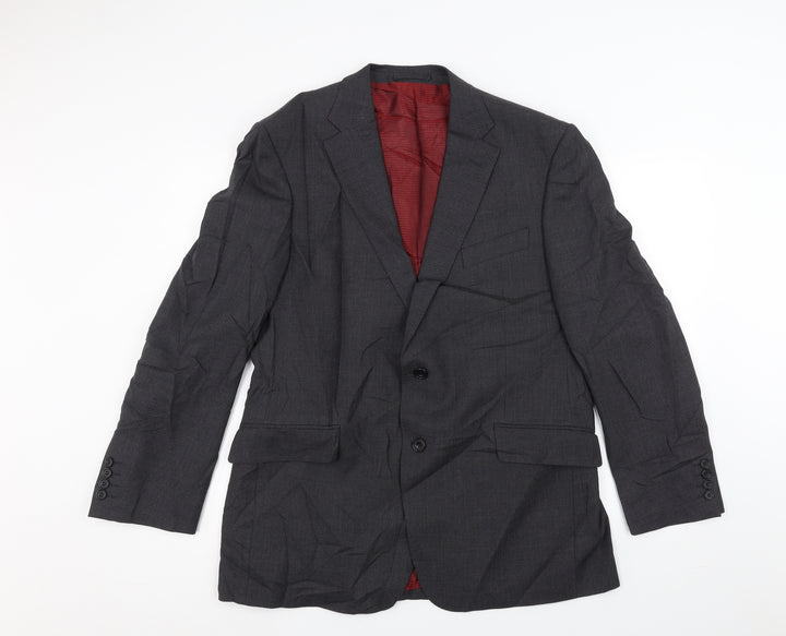 Marks and Spencer Mens Black Jacket Suit Jacket Size 42