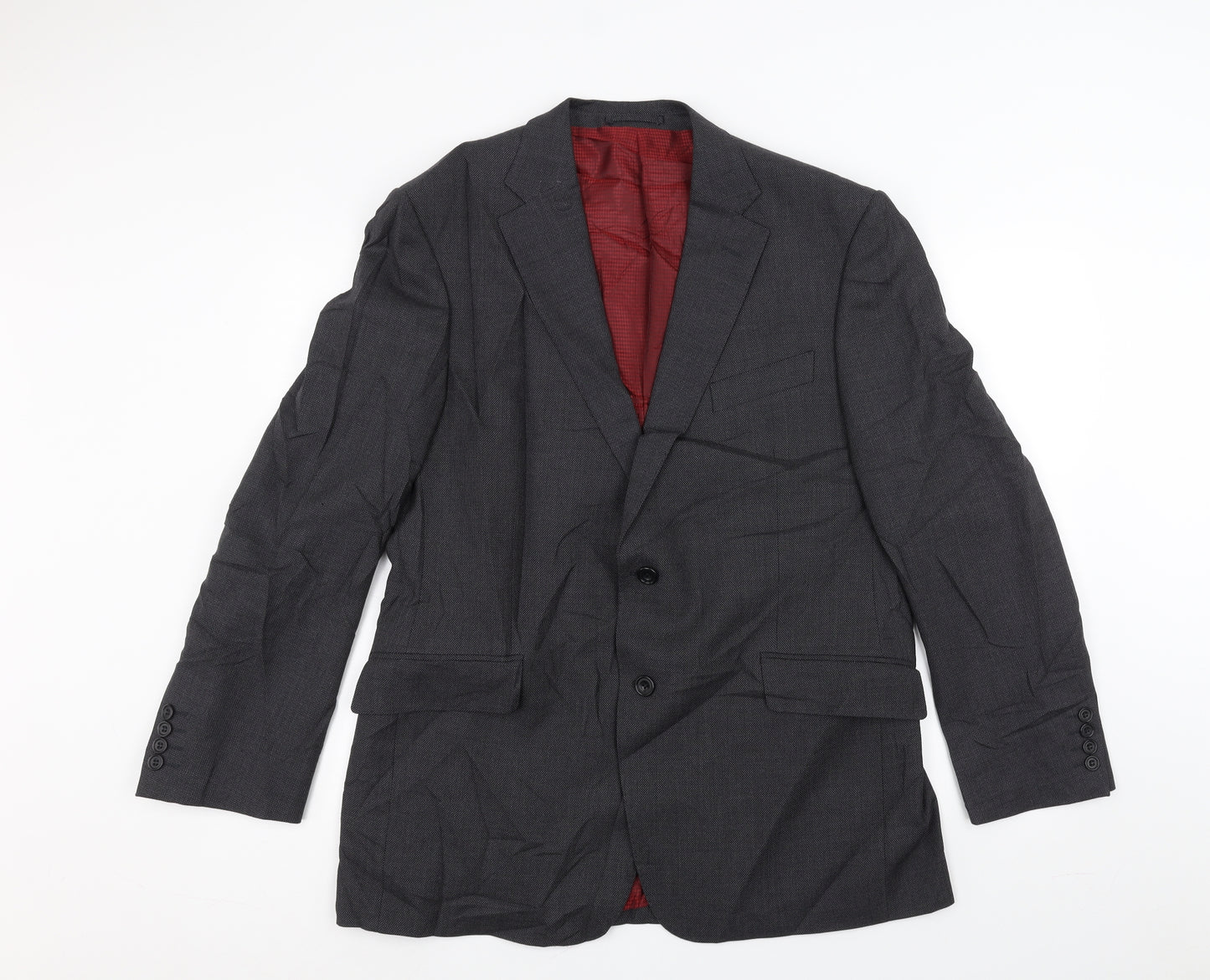 Marks and Spencer Mens Black   Jacket Suit Jacket Size 42