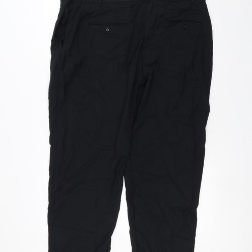 Marks and Spencer Womens Black   Trousers  Size 20 L27 in