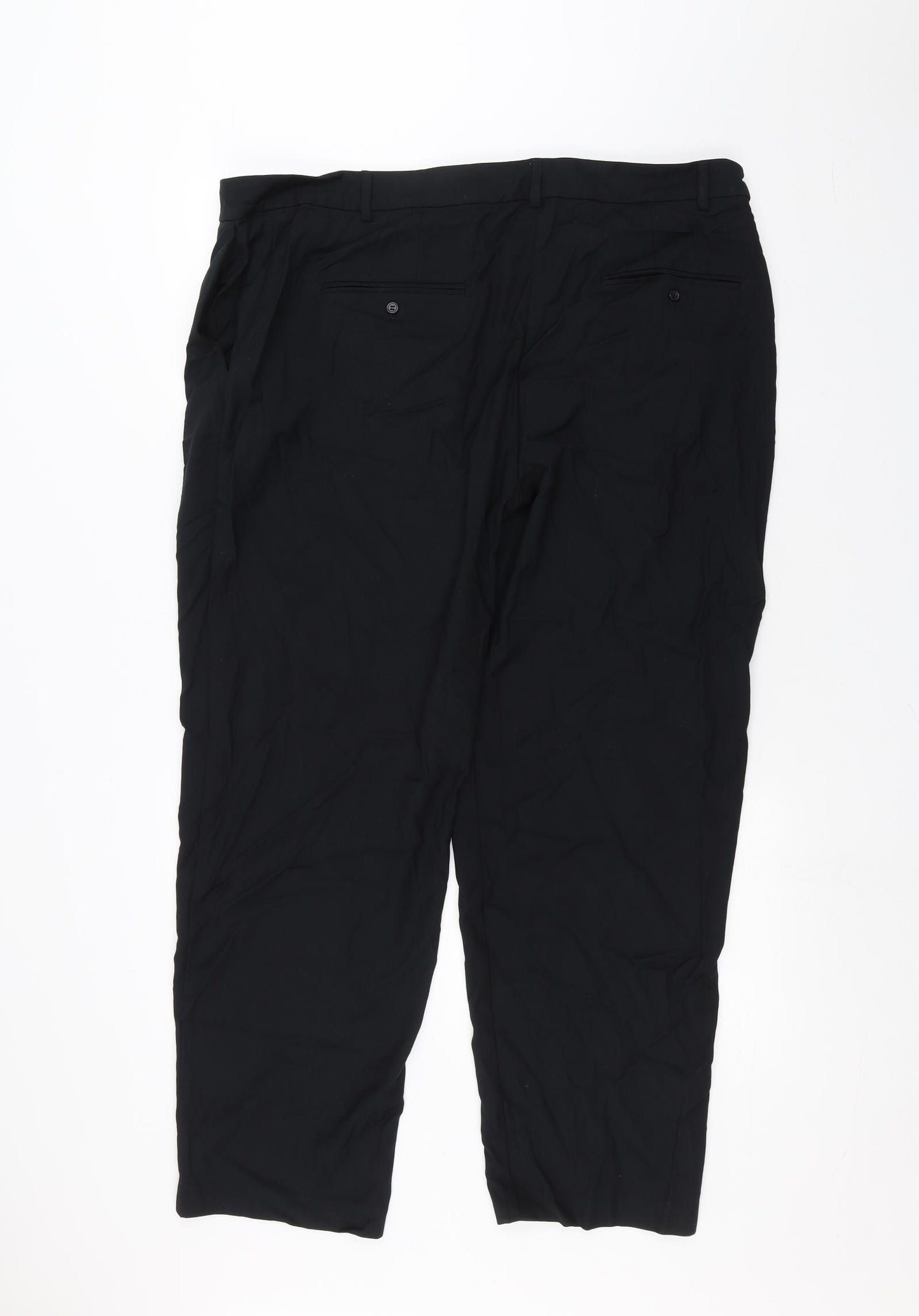 Marks and Spencer Womens Black   Trousers  Size 20 L27 in