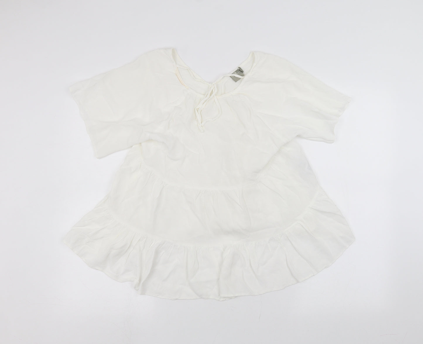 ASOS Womens White   Basic T-Shirt Size 8