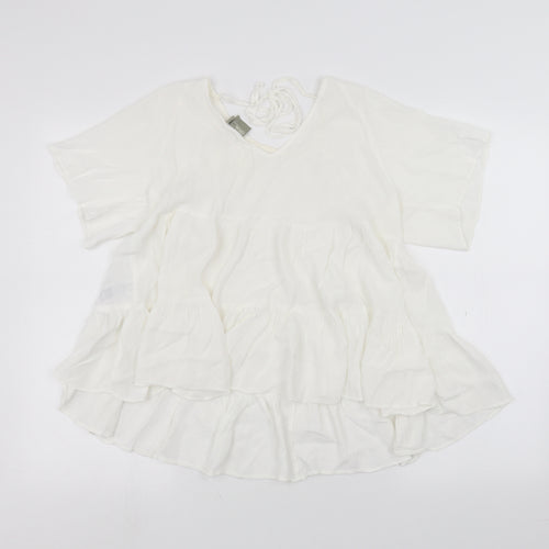 ASOS Womens White   Basic T-Shirt Size 8
