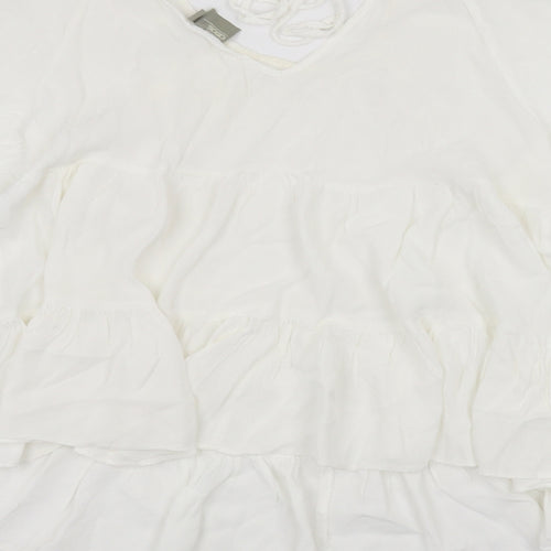 ASOS Womens White   Basic T-Shirt Size 8