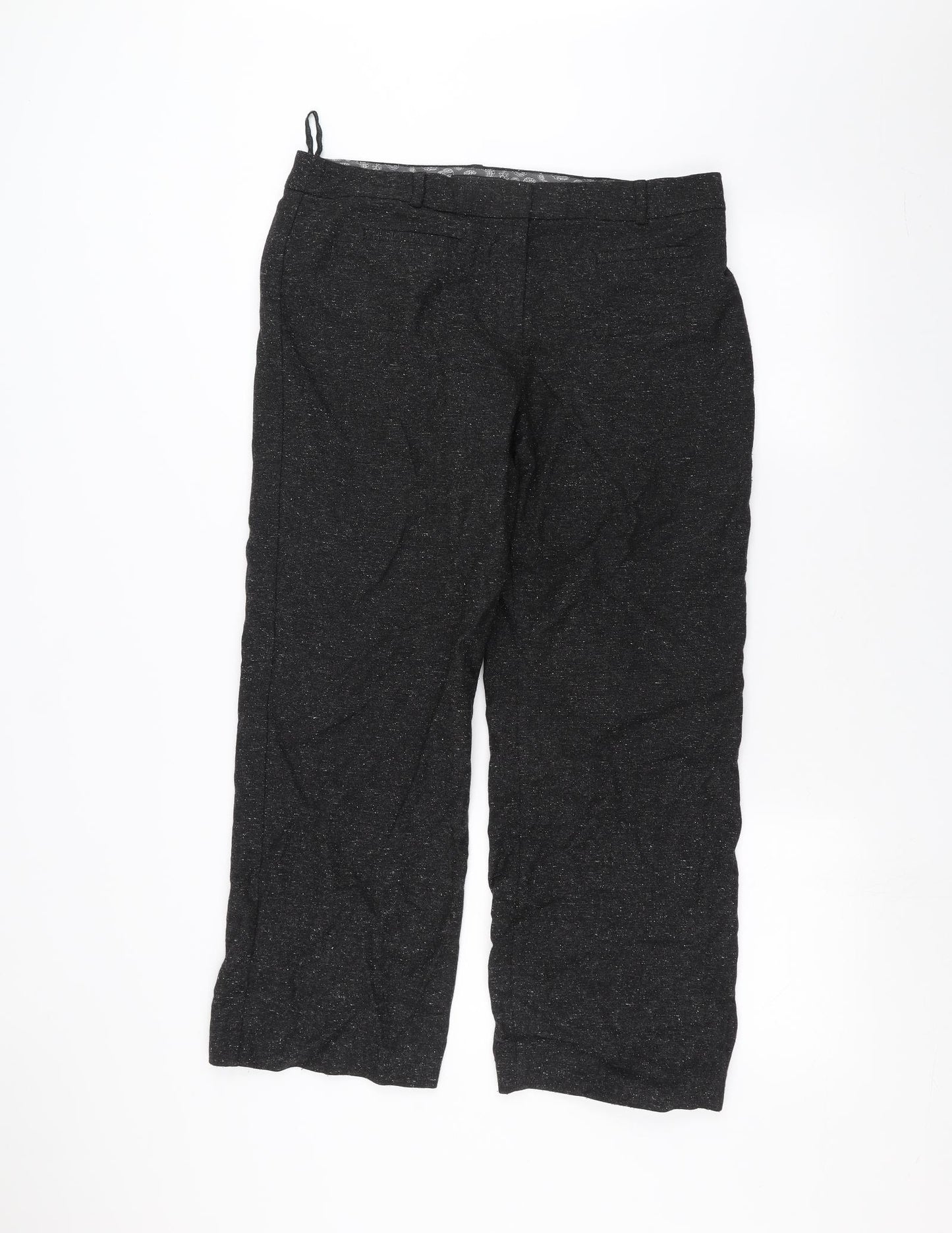 Marks and Spencer Womens Black   Trousers  Size 14 L25 in